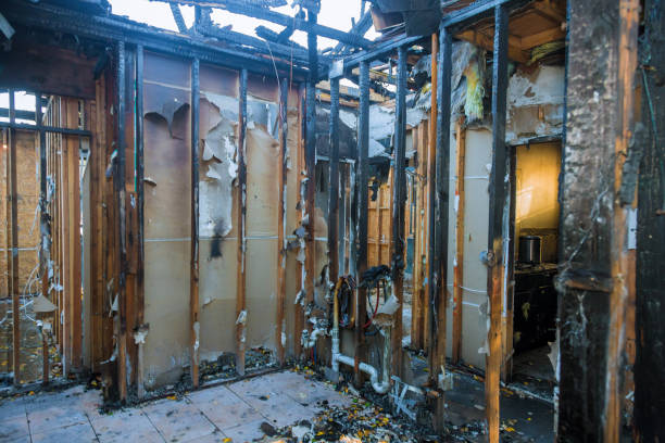 Professional Fire Damage Removal technician working in Bonita Springs, FL
